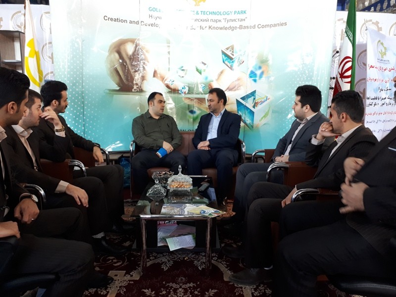 نشست صمیمانه مدیر مرکز رشد پارک علم و فناوری گلستان با مسئولان دهکده اقتصادی بین‌المللی امید جلین