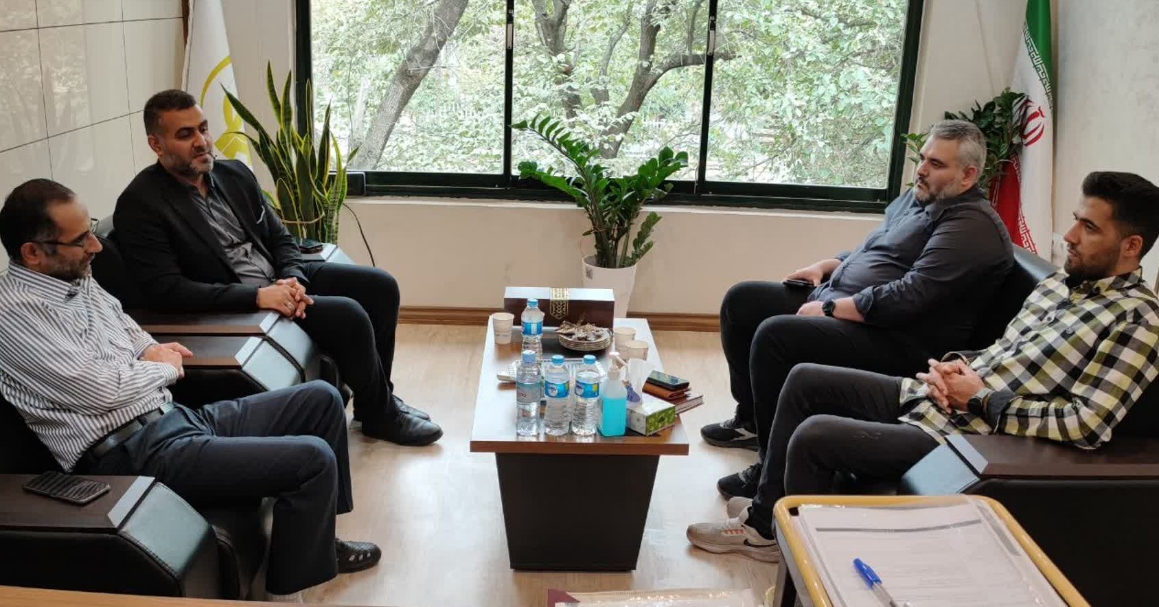 رئيس پارک علم و فناوري گلستان با مسئول فضاي مجازي بسيج استان دیدار کرد