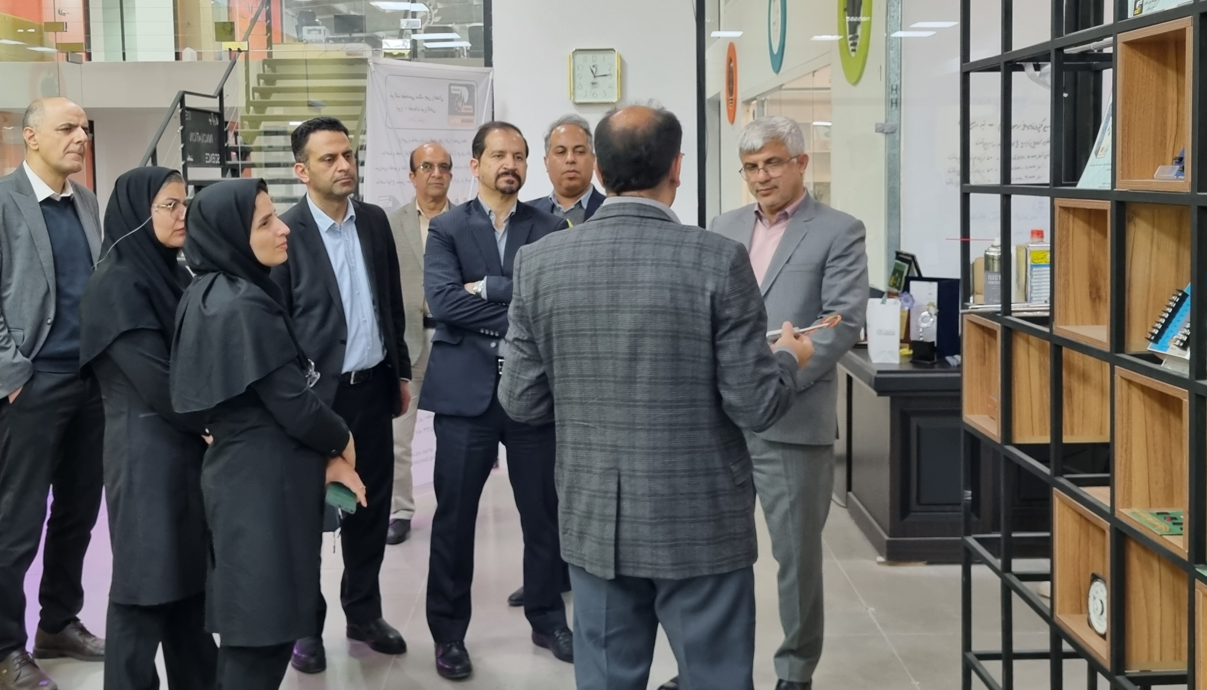 بازدید معاون اقتصادی استاندار گلستان به اتفاق رییس پارک علم و فناوری گلستان از زیست‌بوم فناوری سیستان و بلوچستان